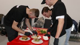 Schüler-Cup im Fleischerhandwerk auf der KarriereStart 2025 - Mit Spaß bei der Arbeit, Foto: SFIV