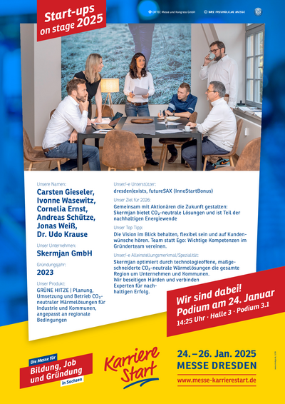Carsten Gieseler, Ivonne Wasewitz, Cornelia Ernst, Andreas Schütze, Jonas Weiß, Dr. Udo Krause - Skermjan GmbH