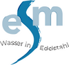 Ausstellerlogo - e.s.m. Edelstahl- Schwimmbad- und Metallbau GmbH
